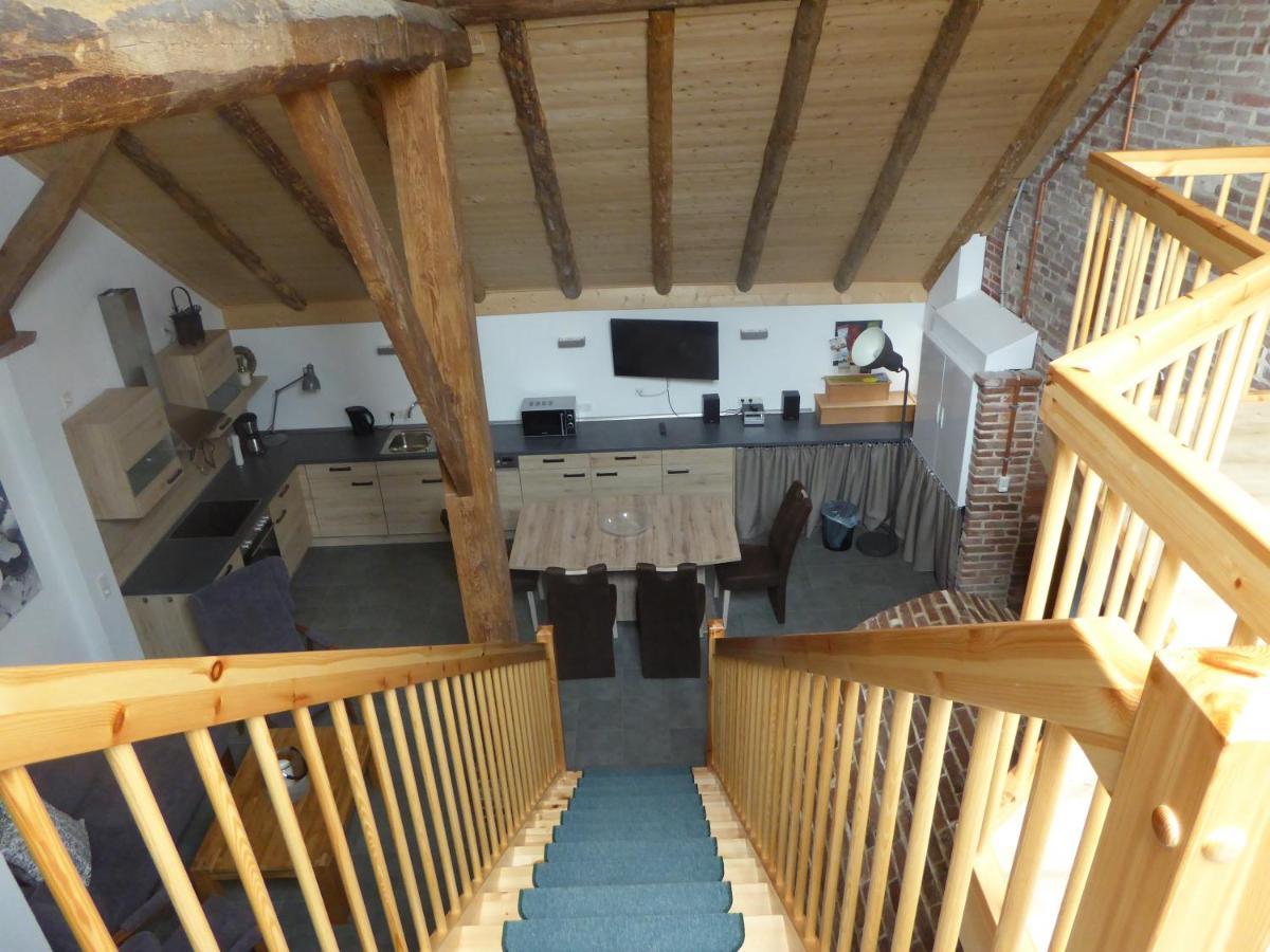 Ferienwohnung Gulf Im Gulfhof Am Kanal Grossefehn Esterno foto